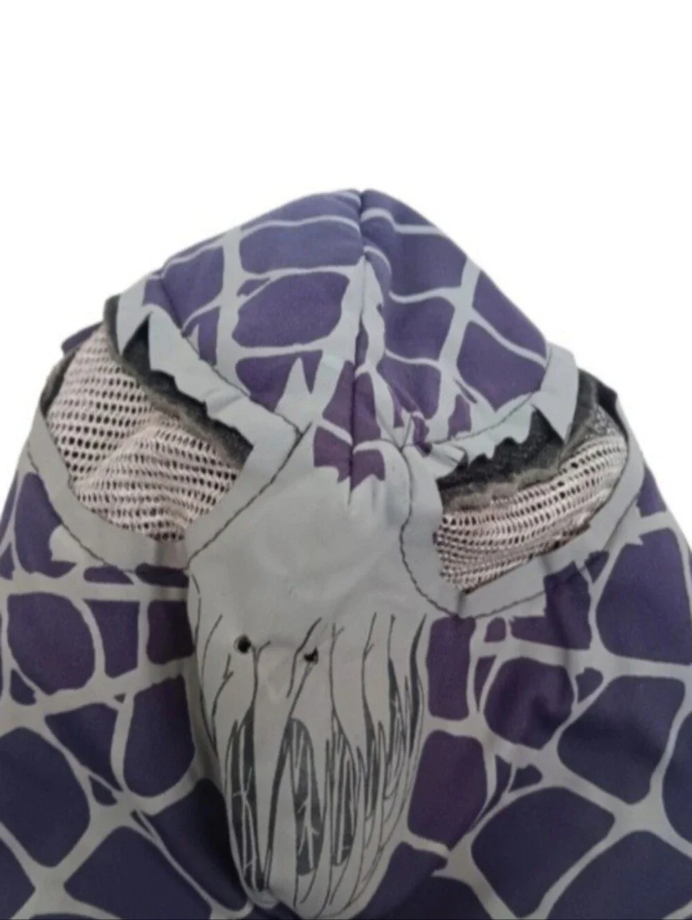 Venom Costume Full Hood Soft Mask | EUC |Dark Purple & Gray